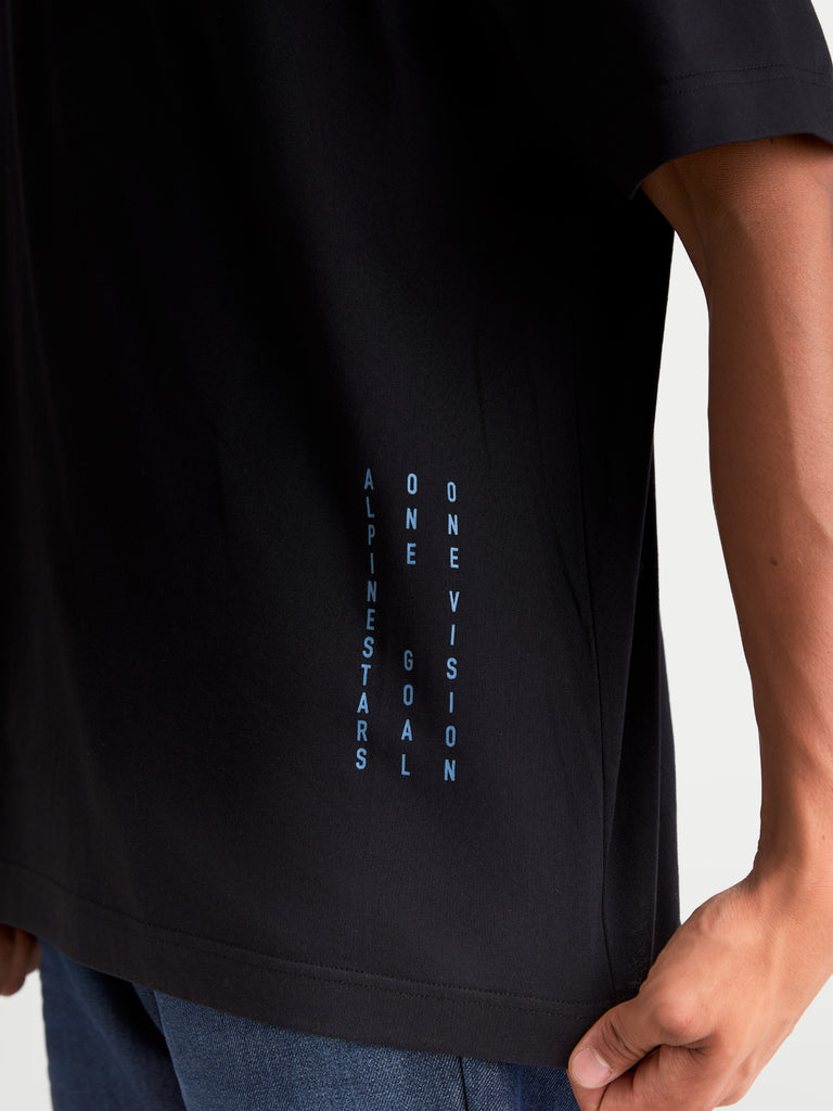 Chalk Oversized Ss Csf Tee Black Md