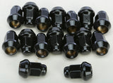 AWC - Lug Nuts Black Pol 3/8