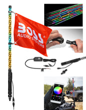 Load image into Gallery viewer, 2' Rgb Led Whip W/ Bluetooth Controller