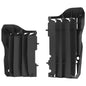 Polisport Plastics black radiator louver for Honda CRF250 motorcycle, designed to protect and enhance cooling system appearance.