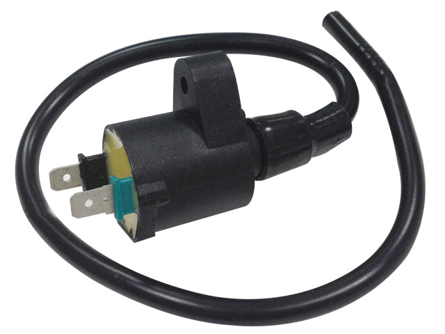 Bronco ATV ignition coil for model 183-2021, showing the electrical coil component with wiring and connector.