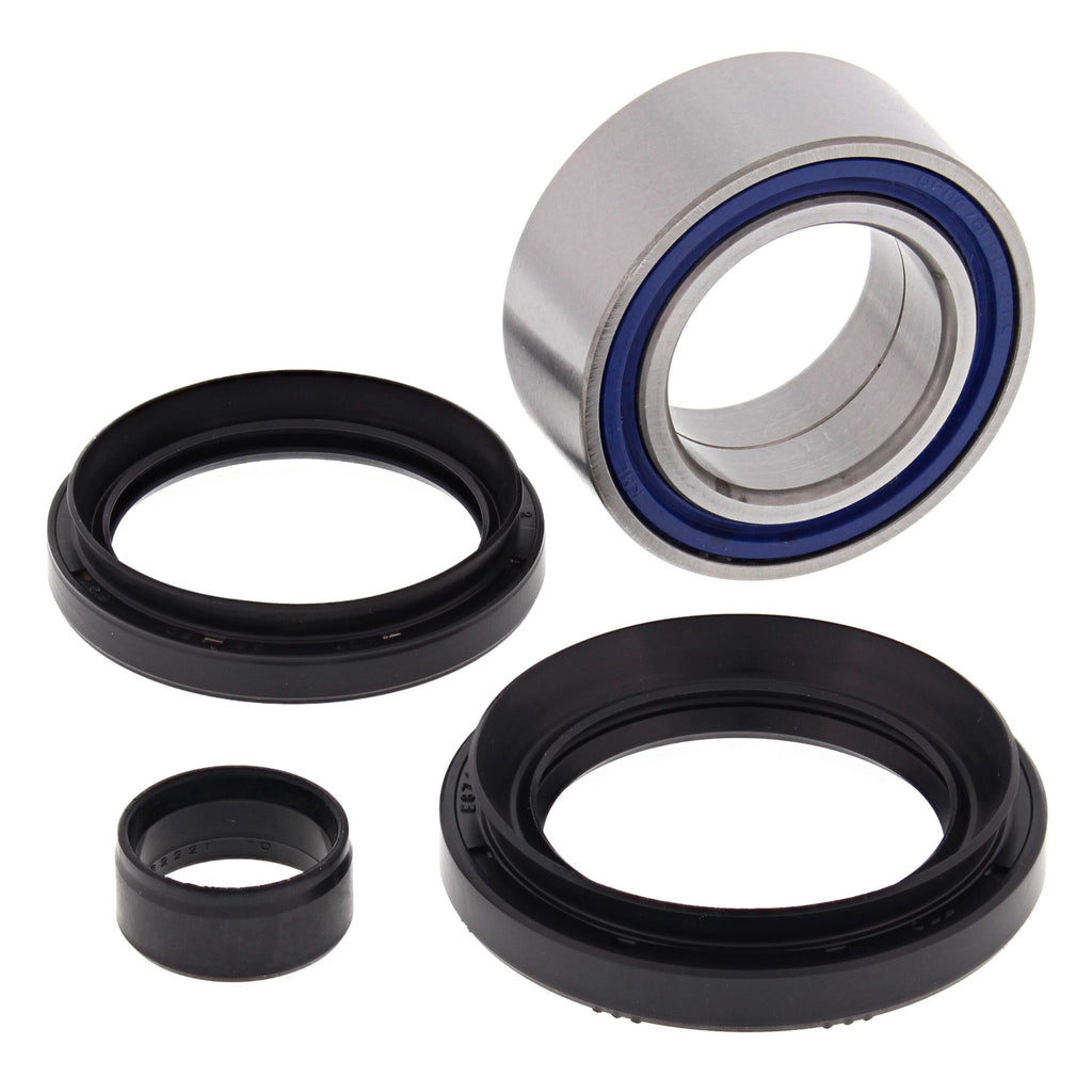 All Balls drive wheel bearing and seal kit 22-51621 with metal and rubber components for motorcycle or vehicle wheel maintenance.