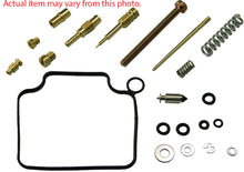 Load image into Gallery viewer, Shindy Carburetor Repair Kit 03-0734 for intake, carburetor, and fuel system components showing various gaskets and parts.