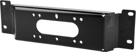 Open Trail Winch Mount 459-1980 for off-road vehicles, shown in black metal with mounting holes and sturdy construction.