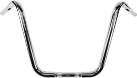 HardDrive 1.25-inch ape hanger handlebars with 16-inch chrome cables for motorcycle handlebar replacement or customization