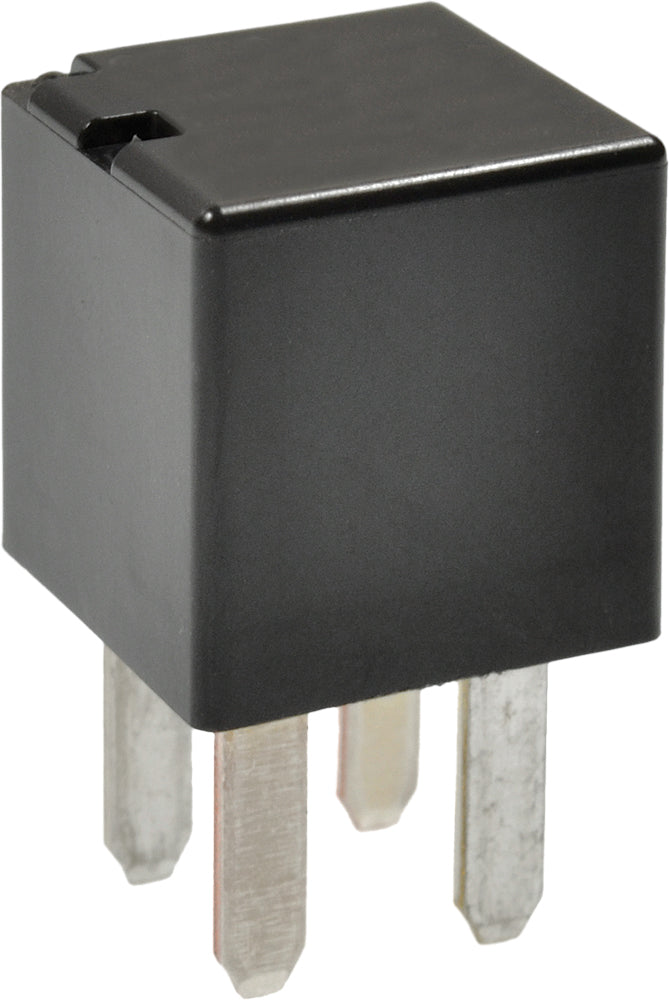 SMP relay switch model 275-01097 with metallic contacts and black plastic casing, used for electronic control applications.