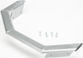Straightline Performance Bottom Wing S-D Silver part, showcasing sleek aluminum construction and aerodynamic design.