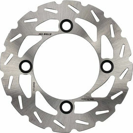All Balls brake rotor 21-80092 showing a silver circular brake disc with vented design for motorcycle braking systems.