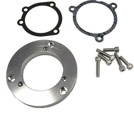 HardDrive Air Cleaner Adapter M8 to CV for intake, carb, and fuel system, shown in the image with the adapter fitting components.