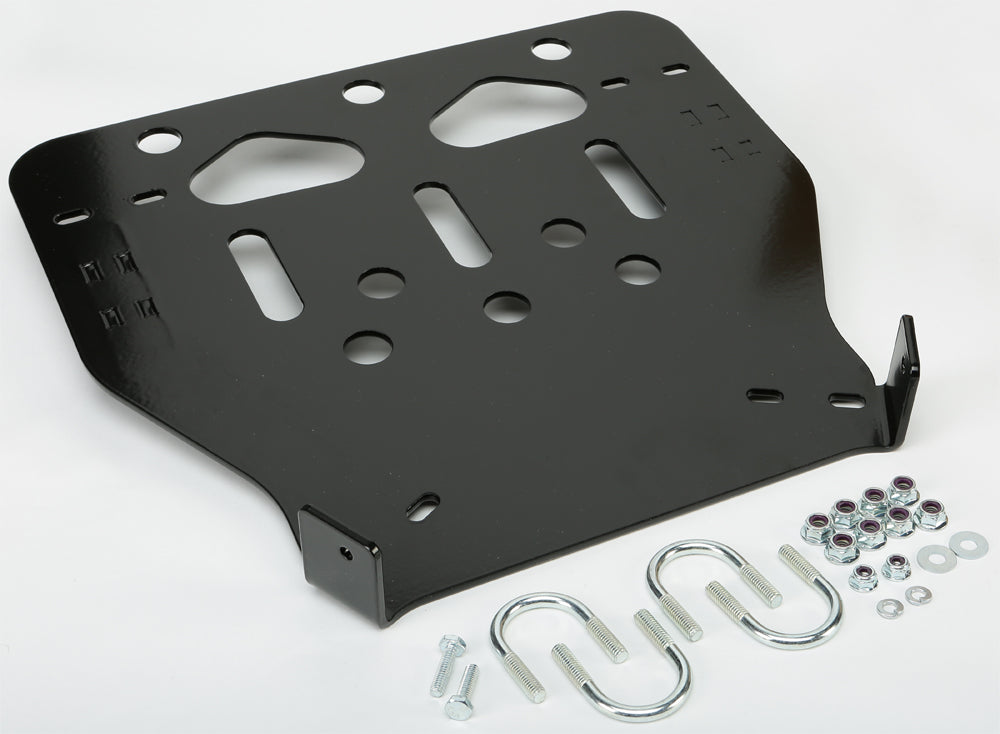 KFI Products ATV plow mount kit 10-5130 showing metal frame and mounting components for rugged snow plowing attachments