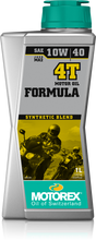 Load image into Gallery viewer, Motorex Formula Oil 10w40 4T 1L bottle, automotive engine oil, with the label visible, in a case of 10.