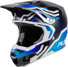 Load image into Gallery viewer, Formula S Carbon Byte Helmet Blue Carbon/Blue/White Lg