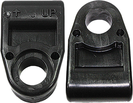 SP1 suspension spring retainers A/C square pair, model 54-33005, showing the metal retainers with mounting holes and square shape.