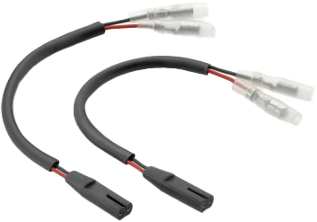 Pair of RIZOMA electrical turn signal cable kits with connectors, designed for motorcycle turn signal installation.