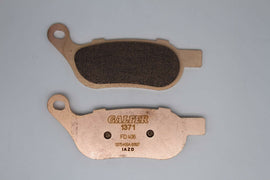 GALFER HH Sintered Rear Brake Pads for motorcycle, showing the metallic, high-performance brake pad design.