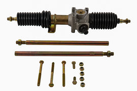 All Balls steering rack assembly Pol 251-4003 showing a metal steering rack with mounting brackets and hydraulic connections.