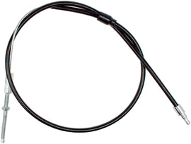 Motion Pro black vinyl clutch cable 70-6106 for motorcycles, showing the durable cable and fittings in close-up detail.