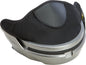 Fly Racing Tourist Jaw Piece Titanium 73-88632, close-up of the lightweight titanium motorcycle helmet jaw guard.