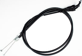 Motion Pro black vinyl throttle push-pull cable set for motorcycle control lines with durable construction and flexible routing.