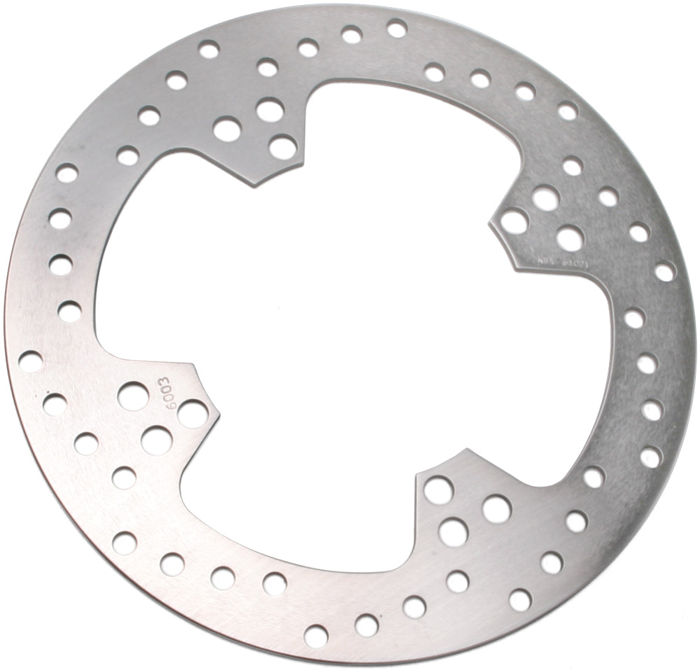 EBC Motorcycle Brakes standard rotor 15-6003 showing a metal disc brake rotor with vented design for motorcycle braking systems.