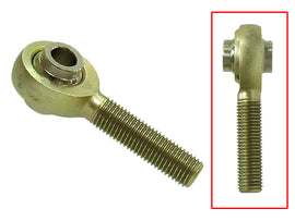 SP1 suspension tie rod end A/C 12-31001 showing the metal ball joint and connecting rod in a close-up view.
