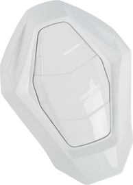 Fly Racing Odyssey Chin Vent in white for motorcycle helmets, featuring adjustable vent openings and durable design.