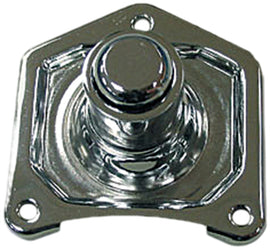HardDrive electrical starter button in chrome finish, model 820-2696, with a round shape and easy-to-use design