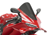 Load image into Gallery viewer, PUIG Windscreen R-Racer Ducati motorcycle, clear windshield with aerodynamic design, mounted on bike for improved airflow and rider comfort