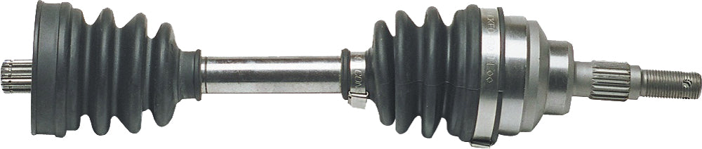 EPI Drive Front 1/2 Shaft 53-81608 showing metal drive shaft with gear teeth and mounting points for ATV or motorcycle.