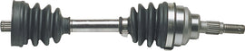 EPI Drive Front 1/2 Shaft 53-81608 showing metal drive shaft with gear teeth and mounting points for ATV or motorcycle.
