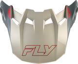 Fly Racing - Formula Cc Glide Visor Black/Red/Grey Yl/Sm - 73-4353VS