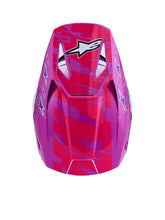 Charger l'image dans la galerie, S M3 Falcon Helmet Ece06/Dot Prpl/Wht/Blk/Pink Fl Gl Lg