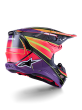Charger l'image dans la galerie, Supertech S M10 Era Helmet Pnk/Violet/Ylw Fluo Glossy Md