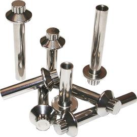 Feuling engine head bolt kit 811-03005 with shiny metal bolts and packaging for Harley-Davidson motorcycle engine repair.