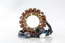 Load image into Gallery viewer, Ricks Motorsport Electric Stator 27-21917 for motorcycle electrical systems, featuring coil windings and mounting points.