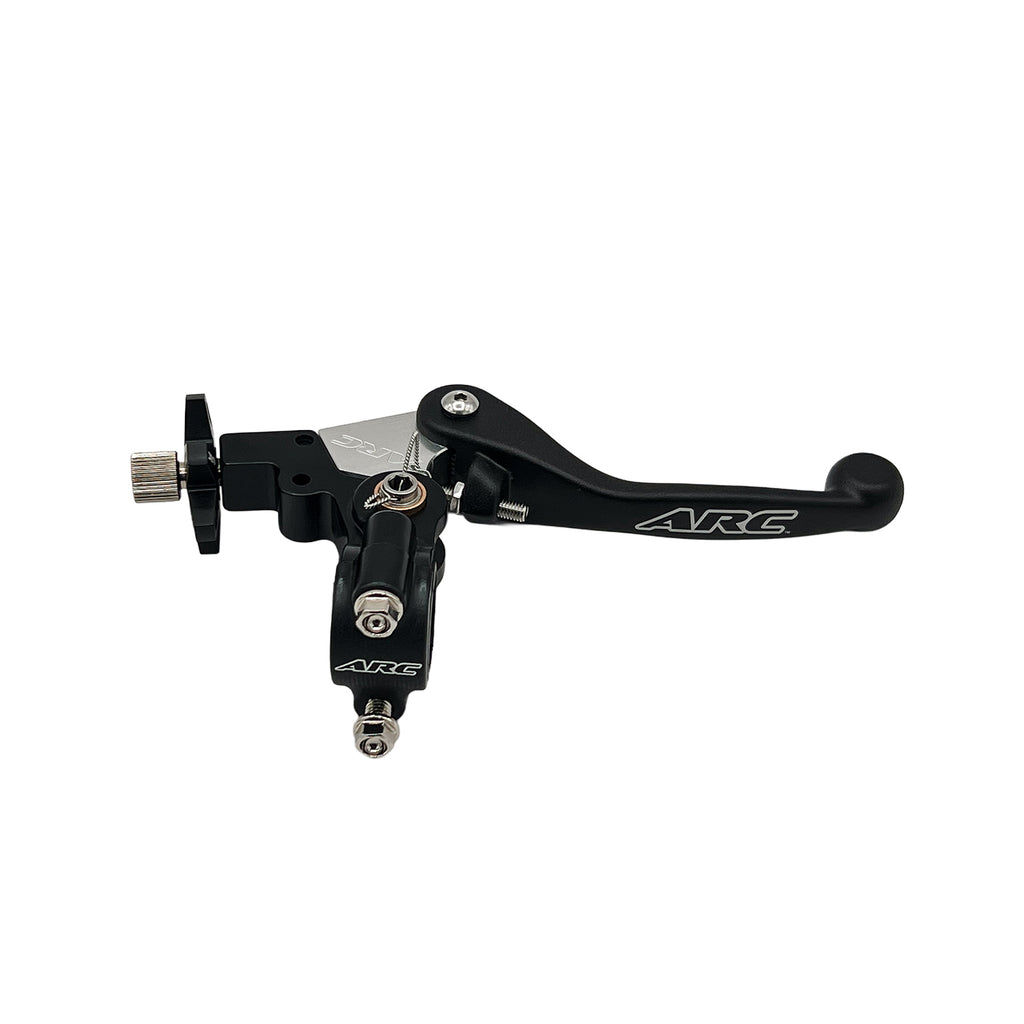 ARC Mc-8 brake assembly levers with black finish, featuring ergonomic design for improved control and durability.