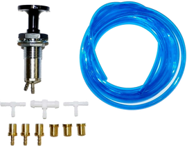 WSM Performance Parts Primer Kit for Keihin Triple carburetor, fuel system intake and carburetor parts, image of kit components