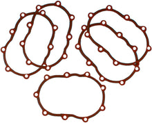 Load image into Gallery viewer, James Gasket trans end cover bead gasket for 4-speed transmission, set of five, with detailed metallic finish and sealing edges.