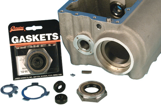 James Gasket gasket nut for 4-speed transmission sprocket, durable seal for automotive transaxle replacement.