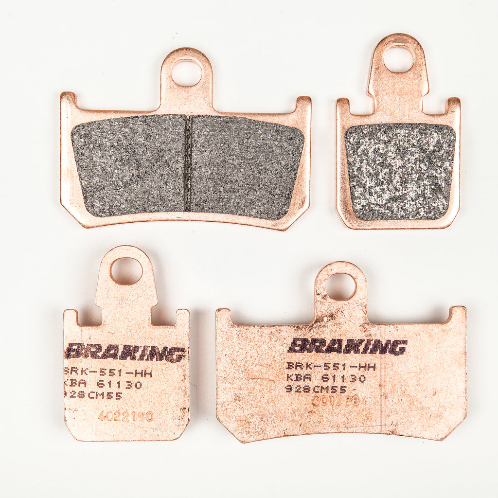 Braking Braking Brake Pad Set Sintered Sport 31-928 for high-performance vehicle braking systems, showing the metallic brake pads.