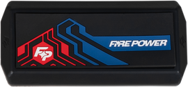 Fire Power Fire Power Bar Pad in red, white, and blue with padded design, ideal for weightlifting and gym workouts.