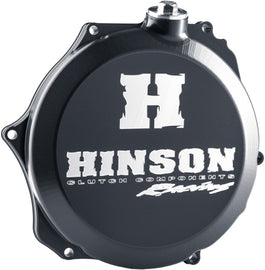 Hinson Billetproof Clutch Cover for engine, made of durable metal, with detailed machining and Hinson branding visible.