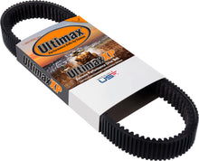 Load image into Gallery viewer, Ultimax Ua Drive Belt 21-488 showing a black rubber belt with reinforced edges and part of the belt's length visible.