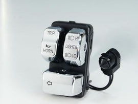 HardDrive Canbus switch control module with left chrome finish, designed for automotive use, shown in image with detailed surface.