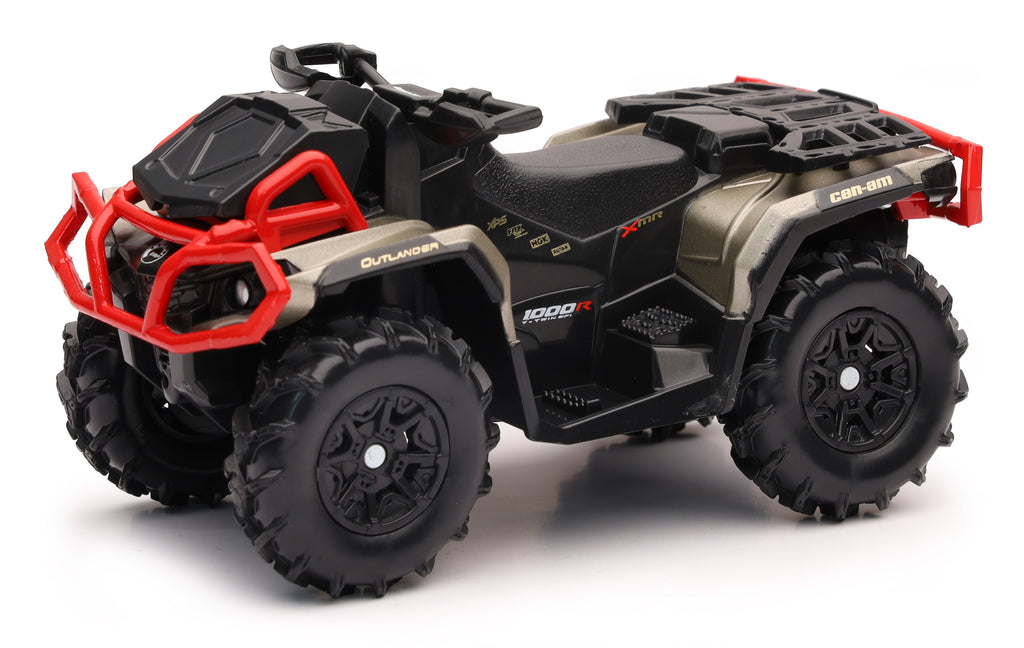 New Ray Toys 1:20 scale Can-Am Outlander X Mr 1000R accessory, detailed miniature ATV model for collectors and enthusiasts
