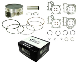 Namura Top End Kit with Nikasil cylinder for Kawasaki 186-2077, includes piston components for engine rebuilds.