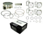 Namura Top End Kit with Nikasil cylinder for Kawasaki 186-2077, includes piston components for engine rebuilds.