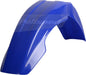 Blue Polisport Plastics front fender for Yamaha YZ250, showcasing durable plastic construction and precise fit.
