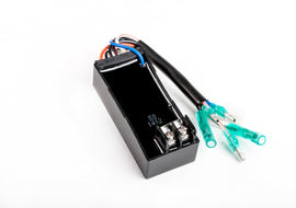Ricks Motorsport Electric CDI 27-15507 electrical component with wiring connections and circuit board visible.