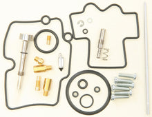 Load image into Gallery viewer, All Balls bike carburetor rebuild kit 226-1455 with intake and fuel system components, shown in the image.